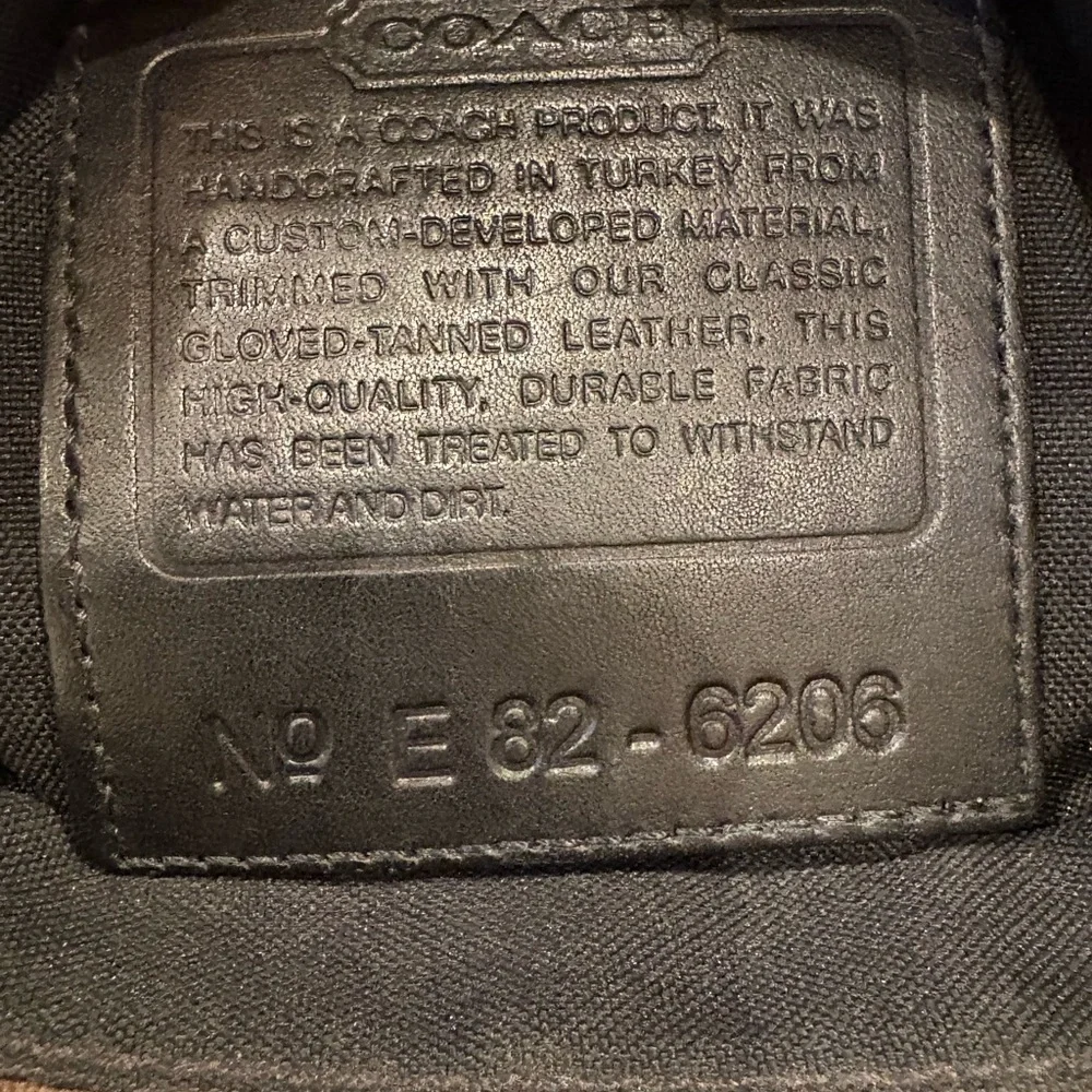 Vintage COACH Neo Tote 6206 – Chocolate Brown Neoprene & Leather